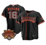Men's San Francisco Giants #16 Rafael Devers Black 2026 Alternate Stadium Stitched Jersey