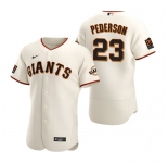 Men's San Francisco Giants #23 Joc Pederson Cream Flex Base Stitched Jersey