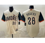 Men's Baltimore Orioles #28 Trevor Rogers Natural 2026 City Connect Stadium Stitched Baseball Jersey