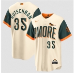 Men's Baltimore Orioles #35 Adley Rutschman Natural 2026 City Connect Stadium Stitched Baseball Jersey1