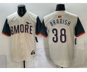 Men's Baltimore Orioles #38 Kyle Bradish Natural 2026 City Connect Stadium Stitched Baseball Jersey