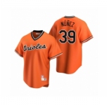 Men's Baltimore Orioles #39 Renato Nunez Nike Orange Cooperstown Collection Alternate Jersey