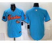 Men's Baltimore Orioles Blank Blue With Patch Vapor Premier Limited Stitched Baseball Jersey