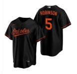 Men's Nike Baltimore Orioles #5 Brooks Robinson Black Alternate Stitched Baseball Jersey