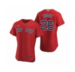 Men's Boston Red Sox #26 Wade Boggs Nike Red Authentic 2020 Alternate Jersey