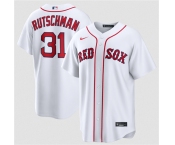 Men's Boston Red Sox #31 Adley Rutschman White Cool Base Stitched Baseball Jersey