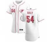 Men's Nike Cincinnati Reds #54 Sonny Gray White Home 2020 Authentic Player Baseball Jersey