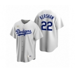 Los Angeles Dodgers #22 Clayton Kershaw Nike White Cooperstown Collection Home Jersey
