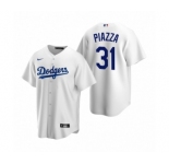 Los Angeles Dodgers #31 Mike Piazza Nike White Replica Home Jersey