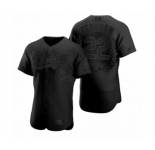 Men's Clayton Kershaw #22 Los Angeles Dodgers Black Awards Collection NL MVP Jersey