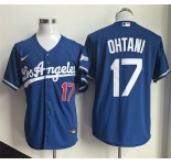 Men's Los Angeles Dodgers #17 Shohei Ohtani Royal 2026 Gold Collection Stadium Stitched Baseball Jersey