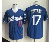 Men's Los Angeles Dodgers #17 Shohei Ohtani Royal 2026 Gold Collection Stadium Stitched Baseball Jersey
