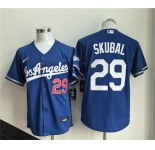 Men's Los Angeles Dodgers #29 Tarik Skubal Royal 2026 Cool Base Stitched Baseball Jersey