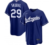 Men's Los Angeles Dodgers #29 Tarik Skubal Royal Alternate Stitched Baseball Jersey