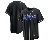 Men's Los Angeles Dodgers Blank 2026 Black Out Stitched Baseball Jersey