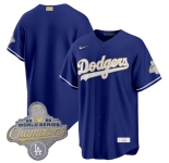 Men's Los Angeles Dodgers Blank Royal 2026 Alternate Gold Collection Stadium Stitched Baseball Jersey