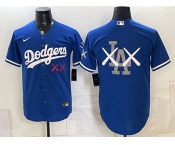 Men's Los Angeles Dodgers Blue Vapor Premier Limited Stitched Baseball Jersey