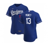 Men's Nike Los Angeles Dodgers #13 Max Muncy Royal Alternate 2020 Authentic Player Baseball Jersey