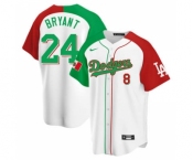 Men's Nike Los Angeles Dodgers #24 Kobe Bryant Mexican Heritage Night Limited Stitched Baseball Jersey