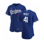 Men's Nike Los Angeles Dodgers #41 Jake McGee Royal Alternate 2020 Authentic Player Baseball Jersey