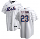 Men's New York Mets #23 David Peterson White Cool Base Stitched Baseball Jersey