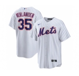 Men's New York Mets #35 Justin Verlander White Stitched MLB Cool Base Nike Jersey