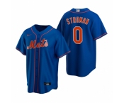 Men's Nike New York Mets #0 Marcus Stroman Royal Alternate Stitched Baseball Jersey