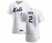 Men's Nike New York Mets #2 Dominic Smith White Home 2020 Authentic Player Baseball Jersey