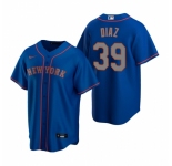 Men's Nike New York Mets #39 Edwin Diaz Royal Alternate Road Stitched Baseball Jersey