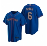 Men's Nike New York Mets #6 Jeff McNeil Royal Alternate Road Stitched Baseball Jersey