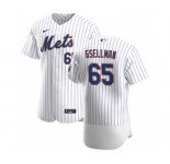 Men's Nike New York Mets #65 Robert Gsellman White Home 2020 Authentic Player Baseball Jersey
