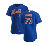 Men's Nike New York Mets #73 Daniel Zamora Royal Alternate 2020 Authentic Player Baseball Jersey