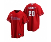 Men's Nike Philadelphia Phillies #20 Mike Schmidt Red Alternate Stitched Baseball Jersey