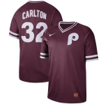 Men's Nike Philadelphia Phillies #32 Steve Carlton Red M&N Jersey