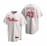 Men's Nike Philadelphia Phillies #43 Nick Pivetta White Home Stitched Baseball Jersey