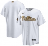 Men's Philadelphia Phillies Blank White 2022 All-Star Cool Base Stitched Baseball Jersey