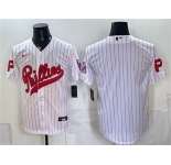 Men's Philadelphia Phillies Blank White 2026 Field of Dreams Stadium Stitched Baseball Jersey