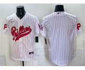 Men's Philadelphia Phillies Blank White 2026 Field of Dreams Stadium Stitched Baseball Jersey