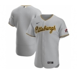 Men's Nike Pittsburgh Pirates 2020 Gray Road Authentic Team Baseball Jersey