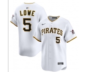 Mens Pittsburgh Pirates #5 Brandon Lowe Nike White Home Limited Jersey