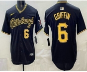 Men's Pittsburgh Pirates #6 Konnor Griffin Black Alternate Limited Jersey