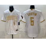 Men's Pittsburgh Pirates #6 Konnor Griffin White 2026 City Connect Stadium Stitched Baseball Jersey