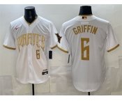 Men's Pittsburgh Pirates #6 Konnor Griffin White 2026 City Connect Stadium Stitched Baseball Jersey