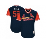 Men's 2017 Little League World Series Cardinals #52 Michael Wacha Wach Navy Jersey