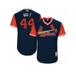 Men's 2017 Little League World Series Cardinals Trevor Rosenthal #44 Big T Navy Jersey
