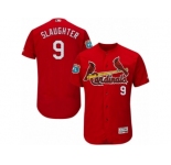 Men's Majestic St. Louis Cardinals #9 Enos Slaughter Red Flexbase Authentic Collection MLB Jersey