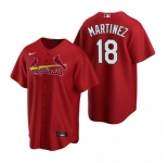 Men's Nike St. Louis Cardinals #18 Carlos Martinez Red Alternate Stitched Baseball Jersey