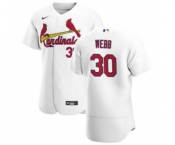 Men's Nike St. Louis Cardinals #30 Tyler Webb White Home 2020 Authentic Player Baseball Jersey