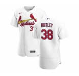 Men's Nike St. Louis Cardinals #38 Kodi Whitley White Home 2020 Authentic Player Baseball Jersey