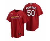 Men's Nike St. Louis Cardinals #50 Adam Wainwright Red Alternate Stitched Baseball Jersey